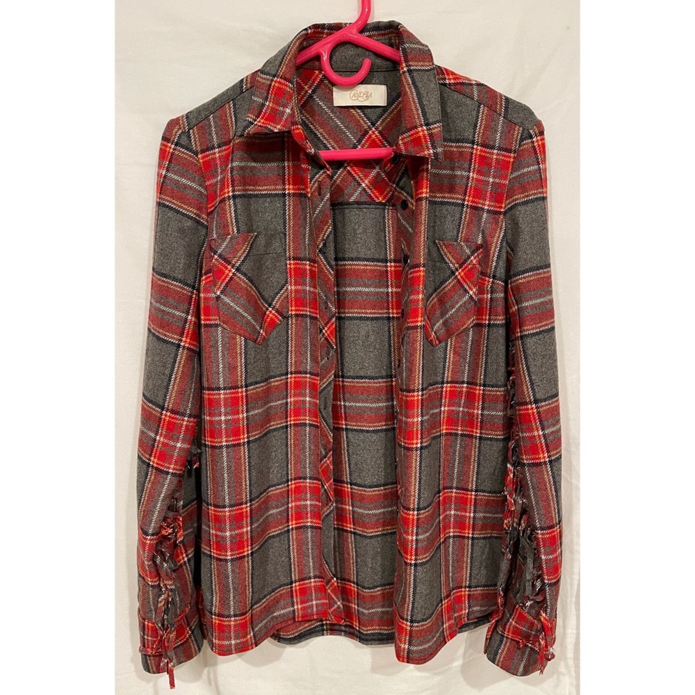 NWOT Candela ‘Jesse’ Flannel Shirt Blouse